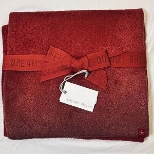 NWT Barefoot Dreams CozyChic Lite Confetti Scarf Crimson Rosewood New One Size